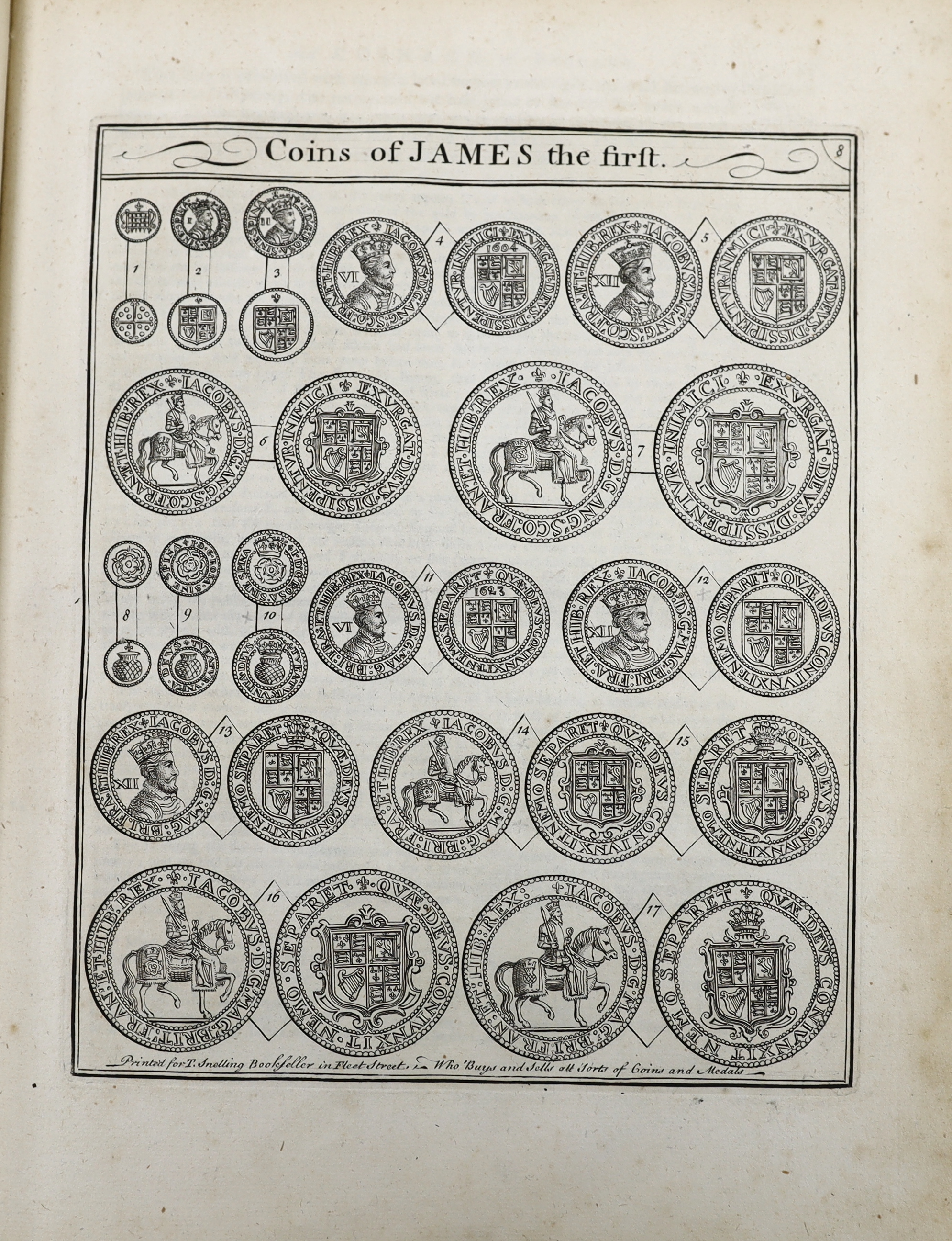 Numismatic history - 'A view of the silver coin and coinage of England from the Norman Conquest to the Present time, printed for T. Snelling, London 1762, one volume, 4to